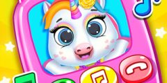 Baby Princess Unicorn Mobile Phone